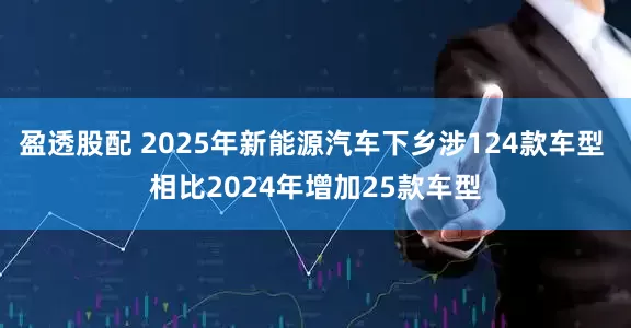 盈透股配 2025年新能源汽车下乡涉124款车型 相比2024年增加25款车型
