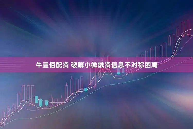 牛壹佰配资 破解小微融资信息不对称困局