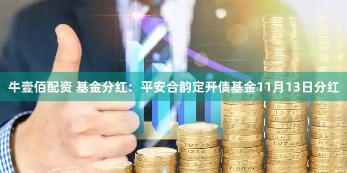 牛壹佰配资 基金分红：平安合韵定开债基金11月13日分红
